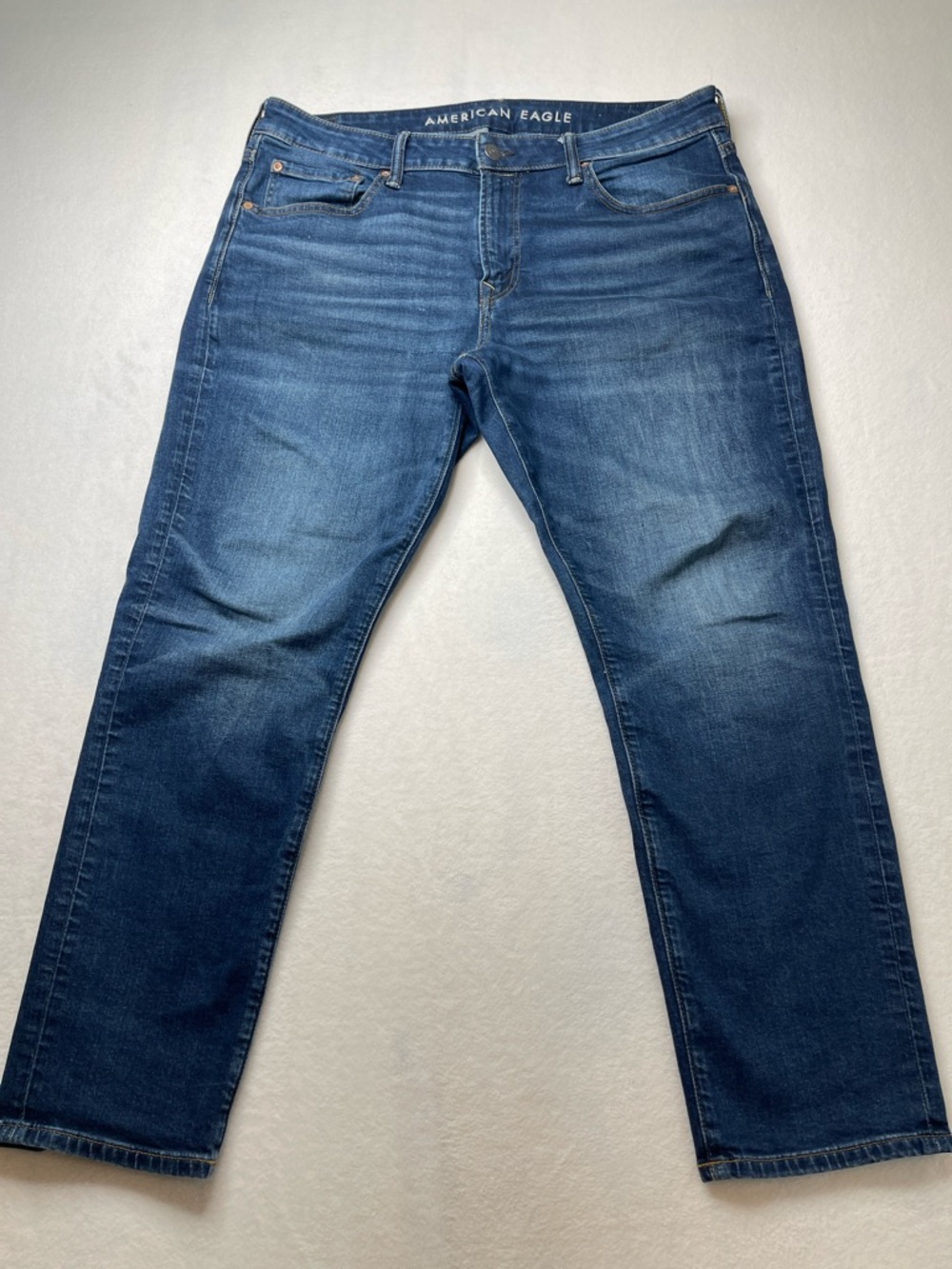 American Eagle Outfitters Men’s Blue Straight Jeans SIZE 36/30 ATHLETIC FIT